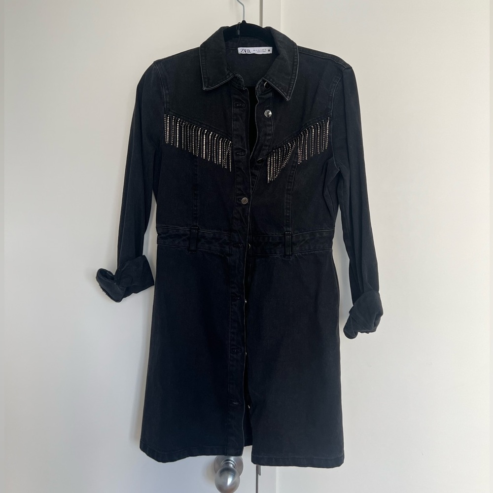 Zara Denim Black/ Gray Dress